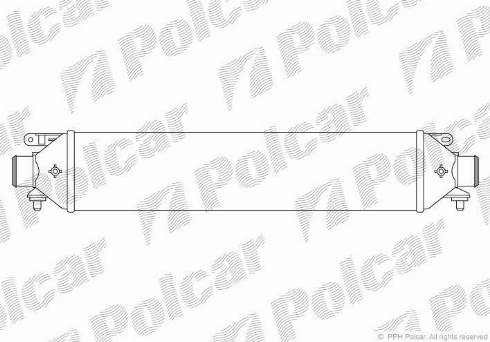 Polcar 3042J81X - Intercooler autozon.pro