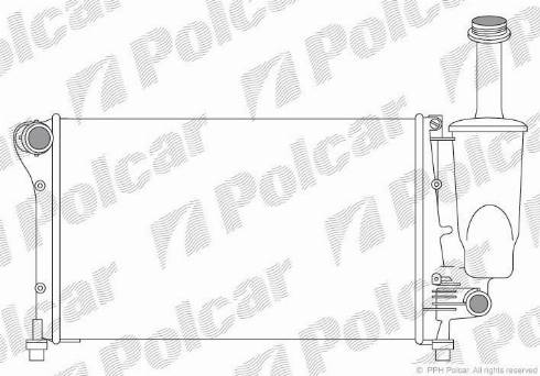 Polcar 3003081X - Radiatore, Raffreddamento motore autozon.pro