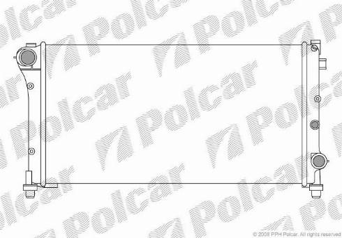 Polcar 300308-2 - Radiatore, Raffreddamento motore autozon.pro