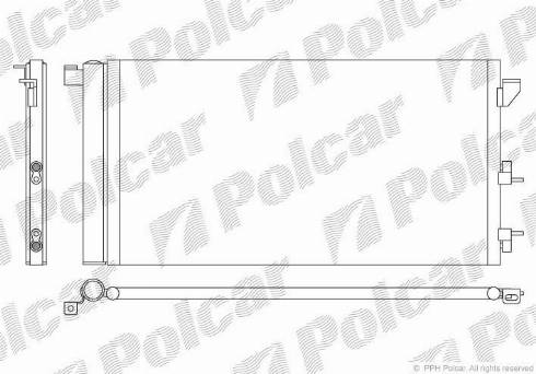 Polcar 3003K81X - Condensatore, Climatizzatore autozon.pro