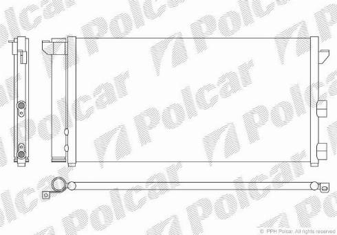 Polcar 3003K8C1 - Condensatore, Climatizzatore autozon.pro