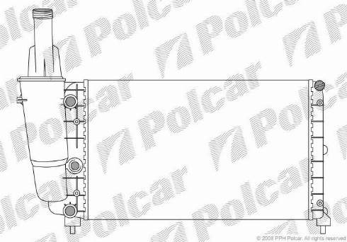 Polcar 3017082X - Radiatore, Raffreddamento motore autozon.pro