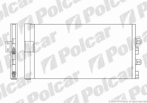 Polcar 3023K8C2 - Condensatore, Climatizzatore autozon.pro