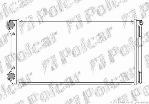 Polcar 302208A4 - Radiatore, Raffreddamento motore autozon.pro