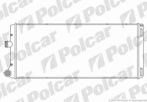 Polcar 3022085X - Radiatore, Raffreddamento motore autozon.pro