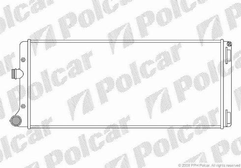 Polcar 302208-5 - Radiatore, Raffreddamento motore autozon.pro