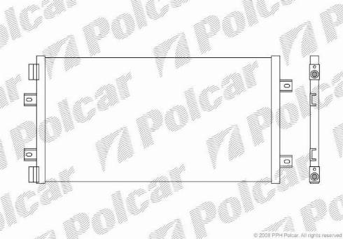 Polcar 3022K84X - Condensatore, Climatizzatore autozon.pro