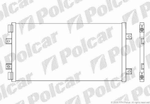 Polcar 3022K8C4 - Condensatore, Climatizzatore autozon.pro