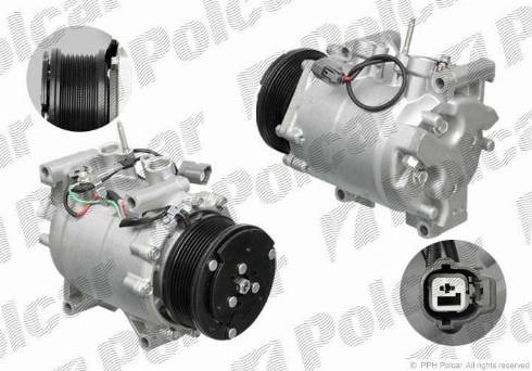 Polcar 3876KS1X - Compressore, Climatizzatore autozon.pro