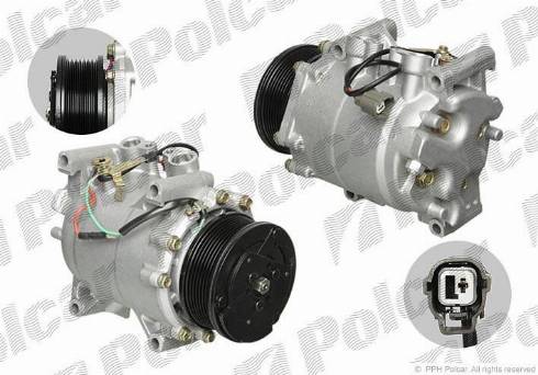 Polcar 3876KS-1 - Compressore, Climatizzatore autozon.pro