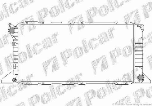 Polcar 324608-4 - Radiatore, Raffreddamento motore autozon.pro