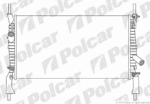 Polcar 3248081K - Radiatore, Raffreddamento motore autozon.pro