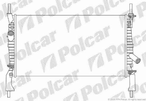 Polcar 3248081X - Radiatore, Raffreddamento motore autozon.pro