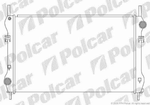 Polcar 324708-1 - Radiatore, Raffreddamento motore autozon.pro