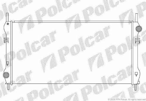 Polcar 324708-2 - Radiatore, Raffreddamento motore autozon.pro