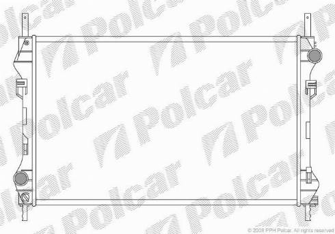 Polcar 324708A1 - Radiatore, Raffreddamento motore autozon.pro