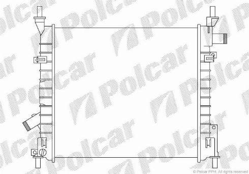 Polcar 3200083X - Radiatore, Raffreddamento motore autozon.pro