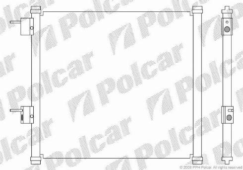 Polcar 3200K81X - Condensatore, Climatizzatore autozon.pro