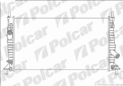 Polcar 3202081K - Radiatore, Raffreddamento motore autozon.pro