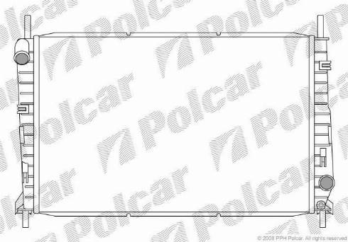 Polcar 3216081X - Radiatore, Raffreddamento motore autozon.pro