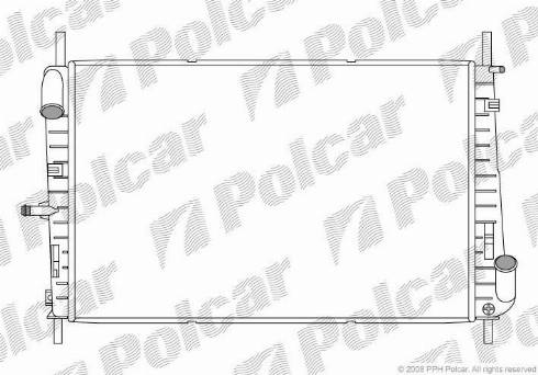 Polcar 321808-3 - Radiatore, Raffreddamento motore autozon.pro