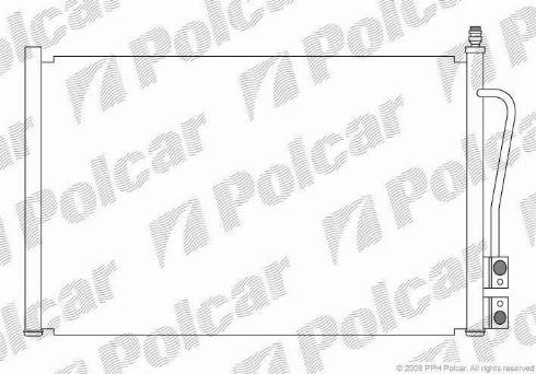 Polcar 3212K8C1S - Condensatore, Climatizzatore autozon.pro