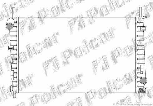 Polcar 3217083X - Radiatore, Raffreddamento motore autozon.pro