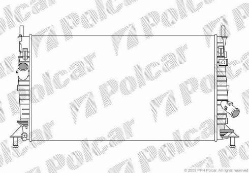 Polcar 3235084X - Radiatore, Raffreddamento motore autozon.pro