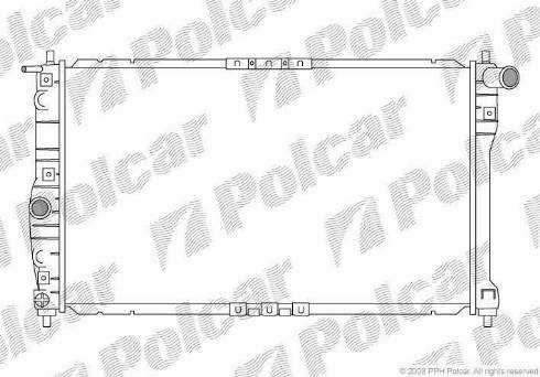 Polcar 292308-1 - Radiatore, Raffreddamento motore autozon.pro