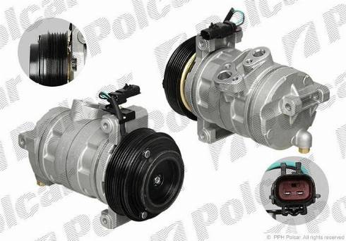 Polcar 2550KS-1 - Compressore, Climatizzatore autozon.pro