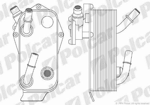 Polcar 2001L82X - Radiatore olio, Cambio automatico autozon.pro