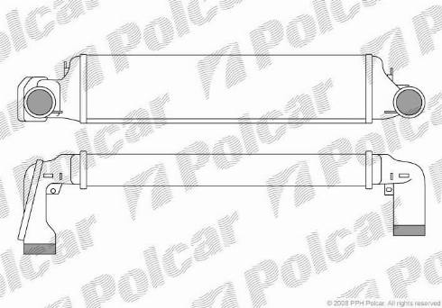 Polcar 2008J81X - Intercooler autozon.pro