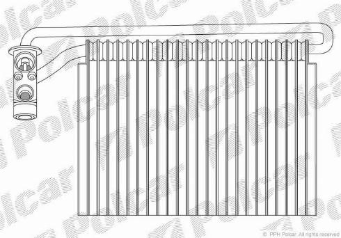 Polcar 2008P81X - Evaporatore, Climatizzatore autozon.pro