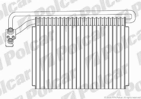 Polcar 2008P8-1 - Evaporatore, Climatizzatore autozon.pro