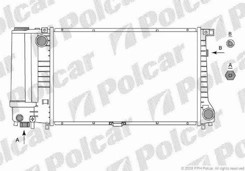 Polcar 20150801 - Radiatore, Raffreddamento motore autozon.pro