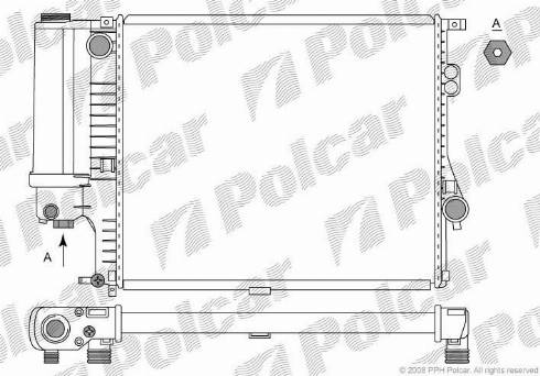 Polcar 2016081X - Radiatore, Raffreddamento motore autozon.pro