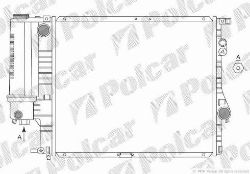 Polcar 201608-3 - Radiatore, Raffreddamento motore autozon.pro