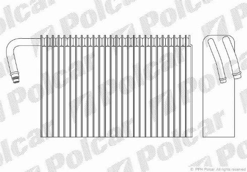 Polcar 2016P8-2 - Evaporatore, Climatizzatore autozon.pro