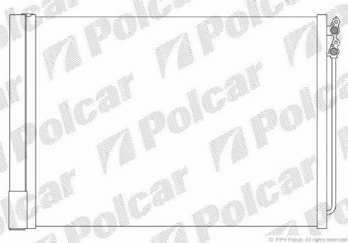 Polcar 2025K81X - Condensatore, Climatizzatore autozon.pro