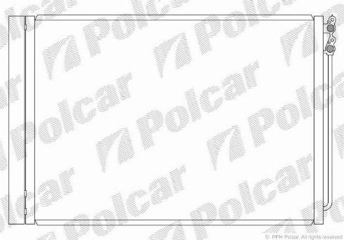 Polcar 2025K8C1S - Condensatore, Climatizzatore autozon.pro