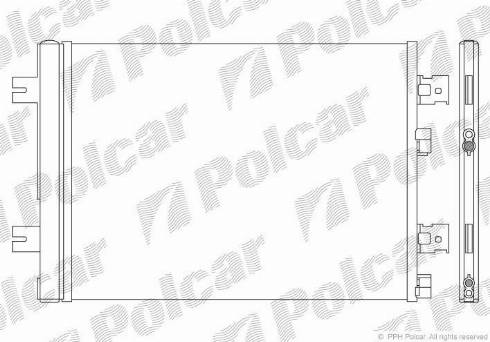 Polcar 2805K81X - Condensatore, Climatizzatore autozon.pro