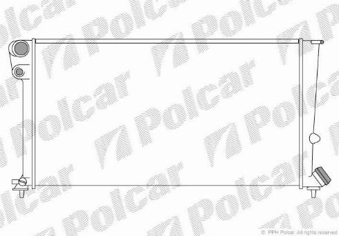 Polcar 2350083X - Radiatore, Raffreddamento motore autozon.pro