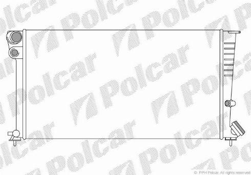 Polcar 235008-3 - Radiatore, Raffreddamento motore autozon.pro