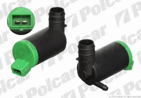 Polcar 2304PS-1 - Pompa acqua lavaggio, Pulizia cristalli autozon.pro