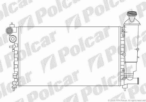 Polcar 230708A1 - Radiatore, Raffreddamento motore autozon.pro