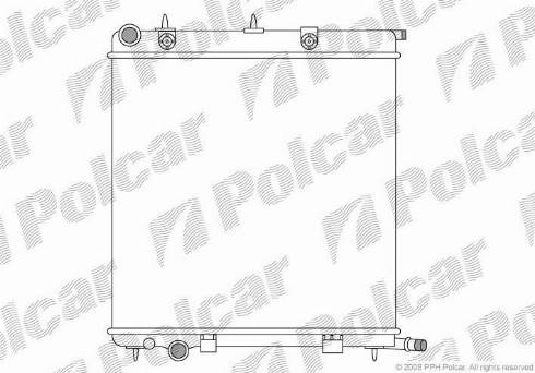 Polcar 2315082X - Radiatore, Raffreddamento motore autozon.pro