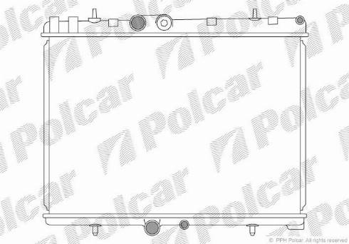 Polcar 233308-1 - Radiatore, Raffreddamento motore autozon.pro