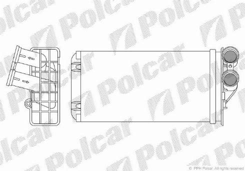 Polcar 2329N8-1 - Scambiatore calore, Riscaldamento abitacolo autozon.pro