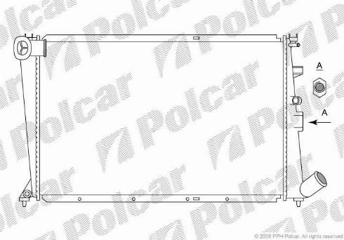 Polcar 2325084X - Radiatore, Raffreddamento motore autozon.pro