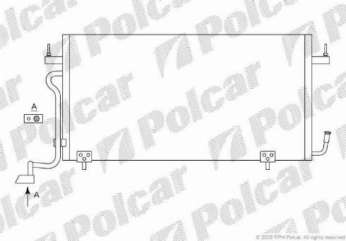 Polcar 2326K8C3 - Condensatore, Climatizzatore autozon.pro